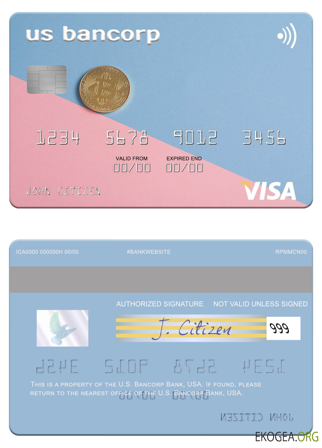 Carte visa U.S. Bancorp Bank